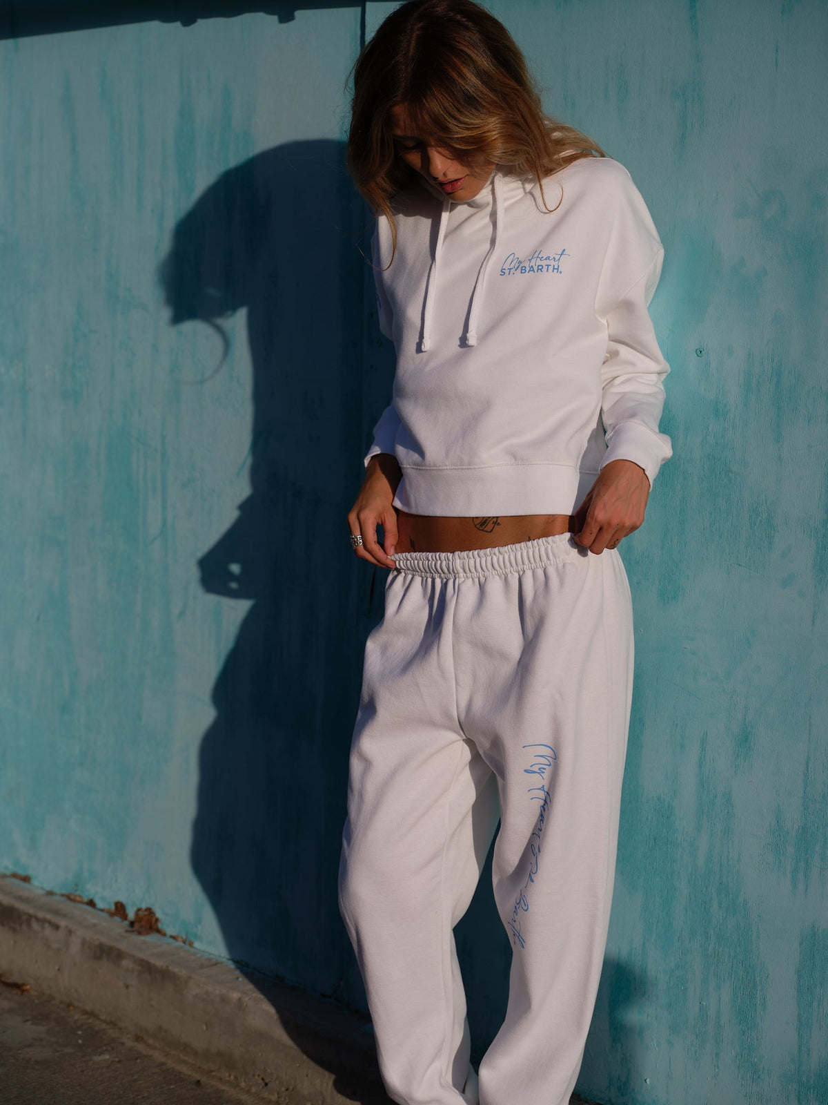 The Heart Hoodie in Stone